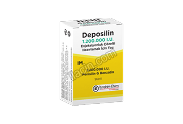 DEPOSILIN 1.200.000 IU ENJEKSIYONLUK COZELTI HAZIRLAMAK ICIN TOZ (1 FLAKON) görseli