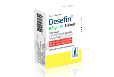 DESEFIN IM 0,5 GR 1 FLAKON görseli
