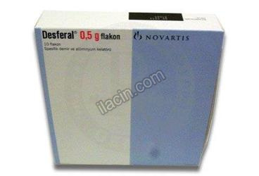 DESFERAL 500 MG 10 FLAKON görseli