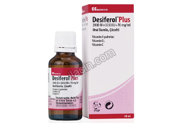 DESIFEROL PLUS 2000 IU+3333 IU+70 MG/ML ORAL DAMLA, COZELTI (30 ML) görseli