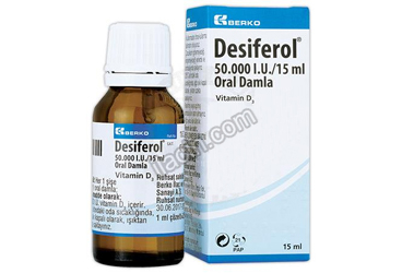 DESIFEROL S 50000 IU/ 15 ML ORAL DAMLA, COZELTI görseli