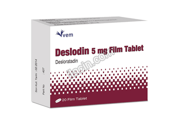 DESLODIN 5 MG 20 FILM TABLET görseli