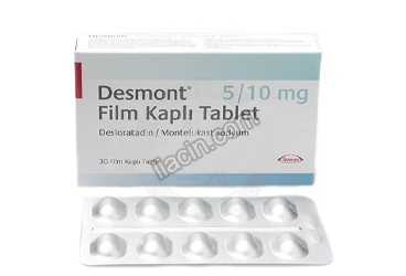 DESMONT 5MG/10 MG 30 FILM KAPLI TABLET görseli