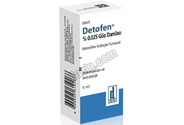 DETOFEN % 0,025 GOZ DAMLASI 5 ML görseli