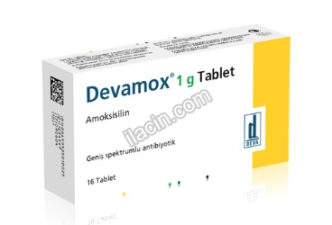 DEVAMOX 1 GR 16 TABLET görseli