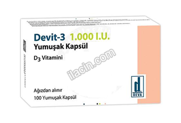 DEVIT-3 1000 I.U. YUMUSAK KAPSUL (100 KAPSUL) görseli