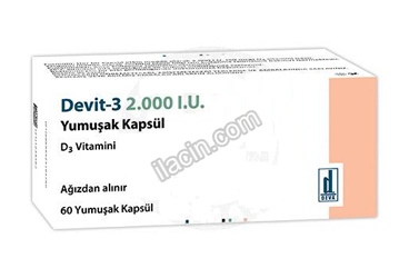 DEVIT-3 2.000 IU YUMUSAK KAPSUL (60 KAPSUL) görseli