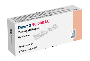 DEVIT-3 50.000 I.U. YUMUSAK KAPSUL (8 KAPSUL) görseli