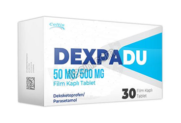 DEXPADU 50 MG /500 MG 30 FILM KAPLI TABLET görseli