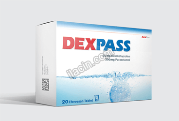 DEXPASS 50/300 MG FILM KAPLI TABLET (20 FILM KAPLI TABLET) görseli