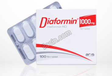 DIAFORMIN 1000 MG 100 FILM TABLET görseli