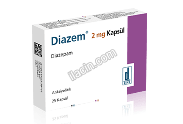 DIAZEM 2 MG 25 KAPSUL görseli