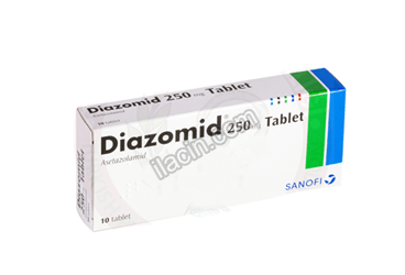 DIAZOMID 250 MG 10 TABLET görseli