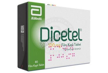 DICETEL 100 MG 80 FILM TABLET görseli