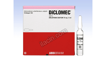 DICLOMEC 3 ML 75 MG 10 AMPUL görseli