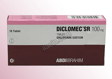 DICLOMEC SR 100 MG 10 TABLET görseli