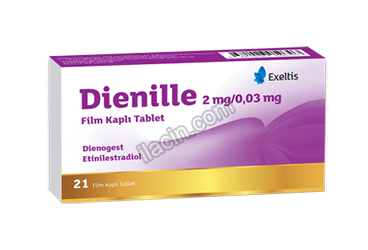 DIENILLE 2 MG/0,03 MG 21 FILM KAPLI TABLET görseli