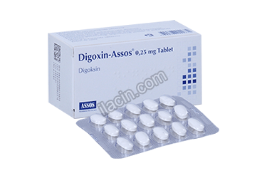DIGOXIN- ASSOS 0,25 MG 50 TABLET görseli
