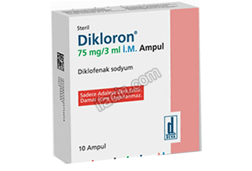 DIKLORON 75 MG IM 10 AMPUL görseli