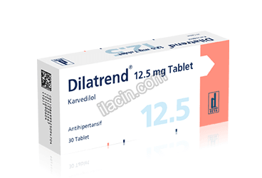 DILATREND 12,5 MG 30 TABLET görseli