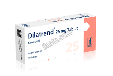 DILATREND 25 MG 30 TABLET görseli