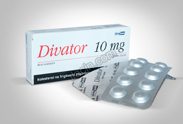 DIVATOR 10 MG 30 FILM TABLET görseli