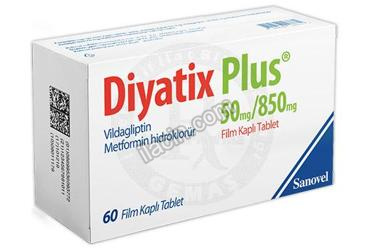 DIYATIX PLUS 50 MG/850 MG FILM KAPLI TABLET (60 TABLET) görseli