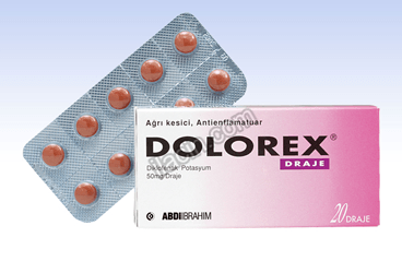 DOLOREX 50 MG 20 DRAJE görseli