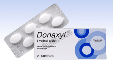 DONAXYL 10 MG 6 VAJINAL TABLET görseli