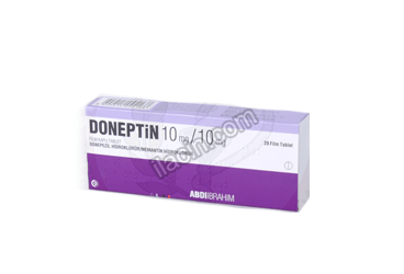DONEPTIN 10 MG/10 MG 28 FILM KAPLI TABLET görseli