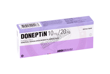 DONEPTIN 10 MG/20 MG 28 FILM KAPLI TABLET görseli
