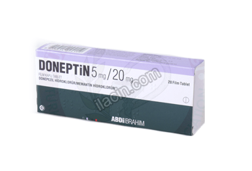 DONEPTIN 5 MG/20 MG 28 FILM KAPLI TABLET görseli