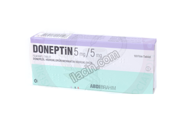 DONEPTIN 5 MG/5 MG 10 FILM KAPLI TABLET görseli