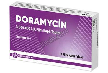 DORAMYCIN 3000000 IU FILM TABLET (14 FILM TABLET) görseli