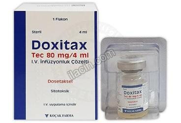 DOXITAX TEC 80 MG/4 ML  IV INFUZYONLUK COZELTI ( 1 FLAKON) görseli