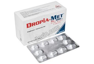 DROPIA-MET 15 MG/1000 MG FILM KAPLI TABLET (60 FILM KAPLI TABLET) görseli