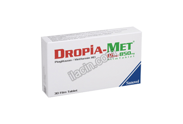 DROPIA-MET 15/850 MG 30 FILM KAPLI TABLET görseli