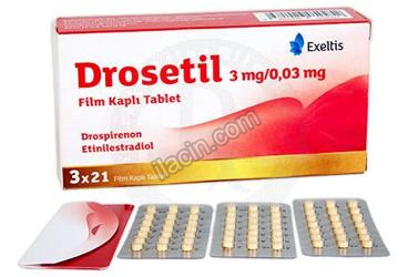 DROSETIL 3 MG/0.03MG FILM KAPLI TABLET (63 TABLET) görseli