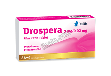 DROSPERA 3 MG/0,02 MG (24+4) FILM KAPLI TABLET görseli