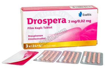 DROSPERA 3 MG/0,02 MG FILM KAPLI TABLET (84 TABLET) görseli