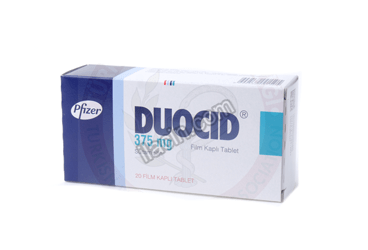 DUOCID 375 MG FILM KAPLI TABLET(20 TABLET) görseli
