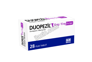 DUOPEZIL 10 MG/10 MG 28 FILM TABLET görseli