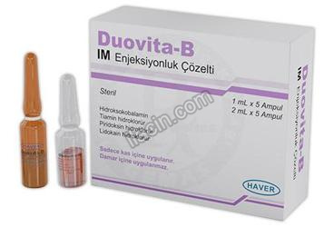DUOVITA-B IM ENJEKSIYONLUK COZELTI görseli
