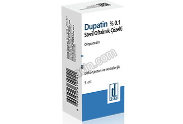 DUPATİN % 0.1 STERİL OFTALMİK ÇÖZELTİ(1ŞİŞE) 5ml görseli