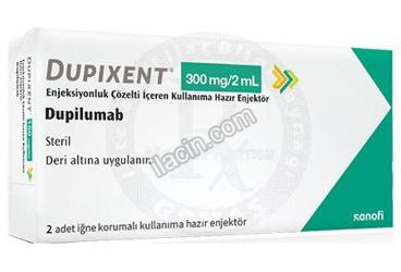 DUPIXENT 300 MG/ 2 ML ENJEKSIYONLUK COZELTI ICEREN KULLANIMA HAZIR ENJEKTOR (2 ADET IGNE KORUMASI OLAN) görseli
