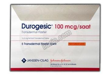 DUROGESIC 100 MCG/SAAT 5 TRANSDERMAL FLASTER görseli