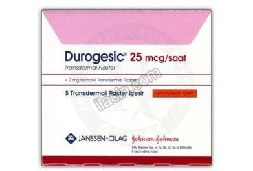 DUROGESIC 25 MCG/SAAT 5 TRANSDERMAL FLASTER görseli