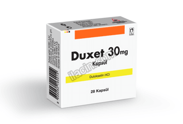DUXET 30 MG GASTRO-REZISTAN SERT KAPSUL (28 KAPSUL) görseli