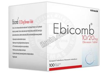 EBICOMB 10 MG / 20 MG 100 EFERVESAN TABLET görseli