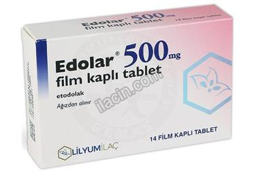 EDOLAR 500 MG 14 FILM TABLET görseli